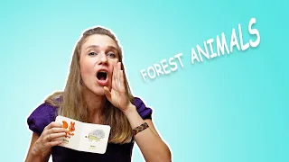 Forest Animals | Vocabulary For Kids | #25 Лесные животные на английском.