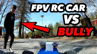 Delivering Candy With FPV RC Car but Bully Kid has other Idea!