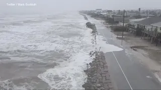 Beta provoca inundaciones en varias ciudades de Texas