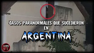 5 CASOS PARANORMALES Grabados en ARGENTINA | Recopilacion de Videos de Terror