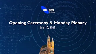 EAS 2023 PLENARY SESSION, Monday 10.07.2023