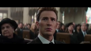 CAPTAIN AMERICA: CIVIL WAR - PEGGY CARTER'S EMOTIONAL FUNERAL SCENE