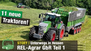 REL-Agrar GbR Teil 1: Landwirtschaft und Landtechnik im Odenwald | Grünfutter | Fendt