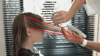 HOW TO CUT A SHAG HAIRCUT: long shag haircut with bangs - haircut tutorial