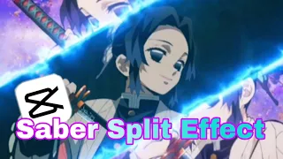 CapCut Saber Split Effect Tutorial