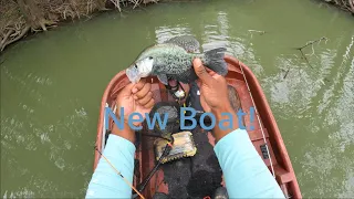 Catching Crappie In The New Boat!|Texas Crappie Fishing