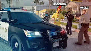 ОБИЖЕННЫЙ ШКОЛЬНИК пытается ДМить КОПОВ в ПАТРУЛЕ на TRINITY RP в GTA SAMP