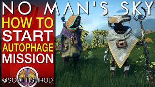 How To Start The Autophage Mission They Who Returned - No Man's Sky Echoes Update - NMS Scottish Rod