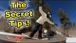 How to Nose Press a Box Snowboarding | Beginner Guide