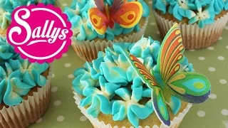 Zitronen-Cupcakes / Hyazinthen Dekoration / Blumen Cupcakes / Flower Cupcakes / Sallys Welt