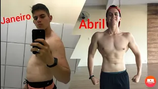 Minha evolução natural em 1 ano !!!