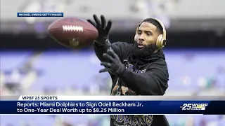 Miami Dolphins agree to sign Odell Beckham Jr. to a 1-year contract, AP source says