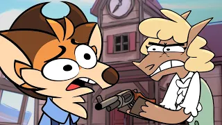 Boomerang in a Gun Fight! (Original Animation | Sheriff Hayseed)