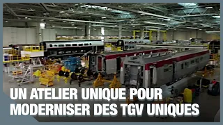 Un atelier unique pour moderniser des TGV !