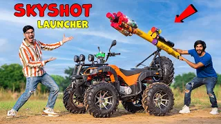 We Made ATV SKYSHOT LAUNCHER🔥 | इस गाड़ी ने तो धमाल मचा दिया | Diwali Modification