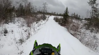 2019 M8000 Hardcore With Npp Exhaust on Tight Trails Arctic Cat Ctec 2 800