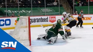 Alex Tuch Uses Burst Of Speed To Split Wild Defence For Goal