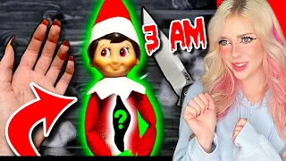 DO NOT CUT OPEN HAUNTED ELF ON THE SHELF DOLL AT 3AM..(*bad idea*)