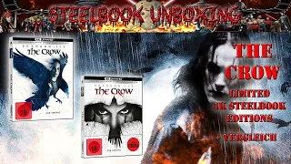 Unboxing - THE CROW - 4K Steelbooks + Vergleich