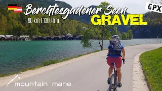 Berchtesgadener Seen Gravel | Tagestour mit 90 km / 1300 hm