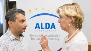 Выступление Льва Шлосберга на встрече с генеральным секретарем ALDA Антонеллой Валморбида