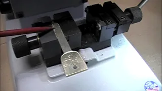 Locksmith Training - Cut laser / sidewinder, high security automotive keys with Ilco 057 Key Machine