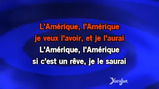 Karaoké L'Amérique - Joe Dassin *