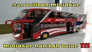 Review Miniatur Bus Double Decker Agra Mas Jetbus2 buatan Mas Bagaz NFU Solo