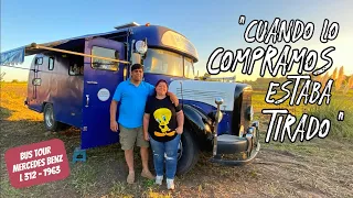 🤩Crearon un MOTORHOME hermoso, RESCATANDO un Mercedes L 312 ABANDONADO. Y que es ÚNICO en Uruguay.