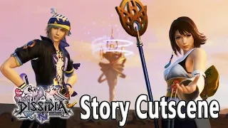 Yuna, Rinoa, & Locke/Kam'lanaut, & Golbez Story Cutscene - Dissidia Final Fantasy NT (DFFAC/DFFNT)