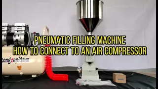 how to connect an air compressor - pneumatic filling machine