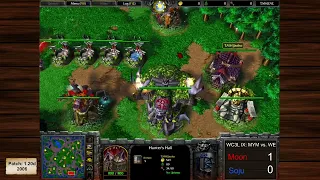 Moon (N) vs. Soju (N) on Turtle Rock - MYM vs. WE - WC3L Season IX