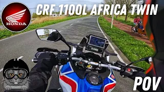 HONDA CRF 1100 AFRICA TWIN 2021 (POPPING EXHAUST) | POV