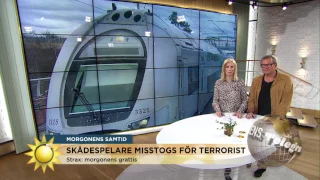 Skådespelare misstogs för terrorist - Nyhetsmorgon (TV4)