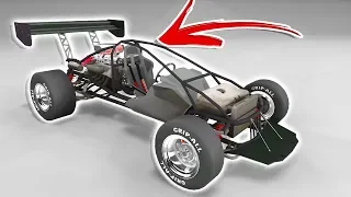 Is this the ULTIMATE Race Car?! AWESOME CRASHES! - BeamNG Drive Bolide Track Toy Car Mod