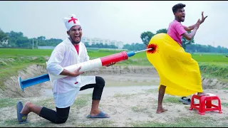 Must Watch Funniest Comedy Video 2023 New Doctor Funny Injection Wala Comedy Video Ep 43