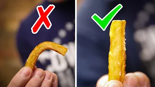 The Secret To Getting SUPER Crispy Fries | Triple cooked chips