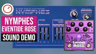 Dreadbox Nymphes Synthesizer Meets Eventide Rose Analog Delay Sound Demo, A Sonic Match?