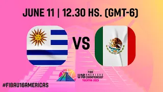 Uruguay v Mexico | Full Basketball Game | FIBA U16 Americas Championship 2023