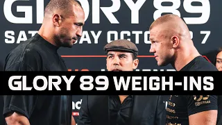 GLORY 89 Weigh-Ins