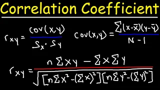 How To Calculate The Correlation Coefficient Using The Covariance Formula - College Statistics