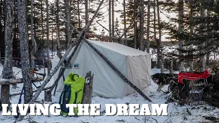 LIVING THE DREAM: Winter Camp and Fish