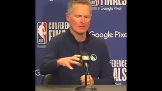 Video: Warriors coach Steve Kerr fed up with 'children murdered at school'