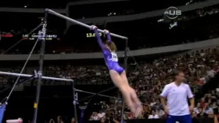 Bross wipes-out on Uneven Bars - from Universal Sports