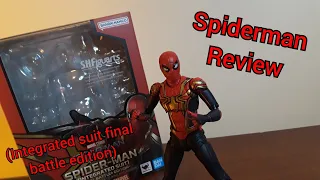 Sh Figuarts Spiderman integrated suit final battle edition review (no way home)