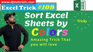 How To Arrange Worksheet Tabs By Color In Excel || Sort by Color || Excel Tricks