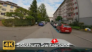 Solothurn Switzerland Driving Tour 4K