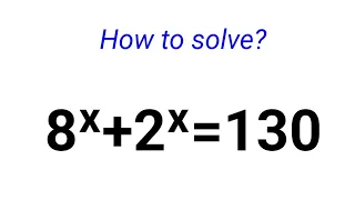 A Good Math Olympiad Algebra Problem ✍️ Beautiful Exponential Equation ✍️