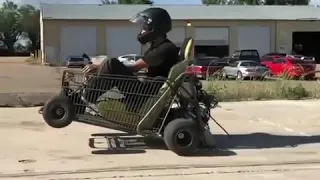 KART FEITO COM CARRINHO DE SUPERMERCADO