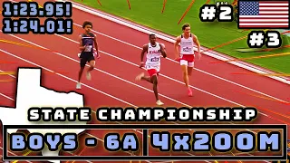 Duncanville Redemption?  | 4x200M | Texas State Championship | 6A Boys